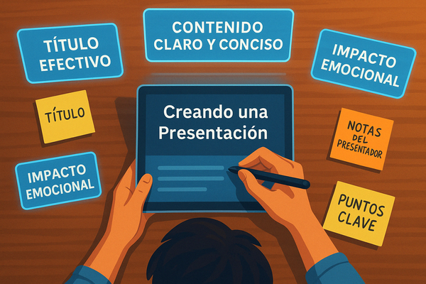 Redacta Títulos, Puntos Clave y Notas del Presentador usando Inteligencia Artificial